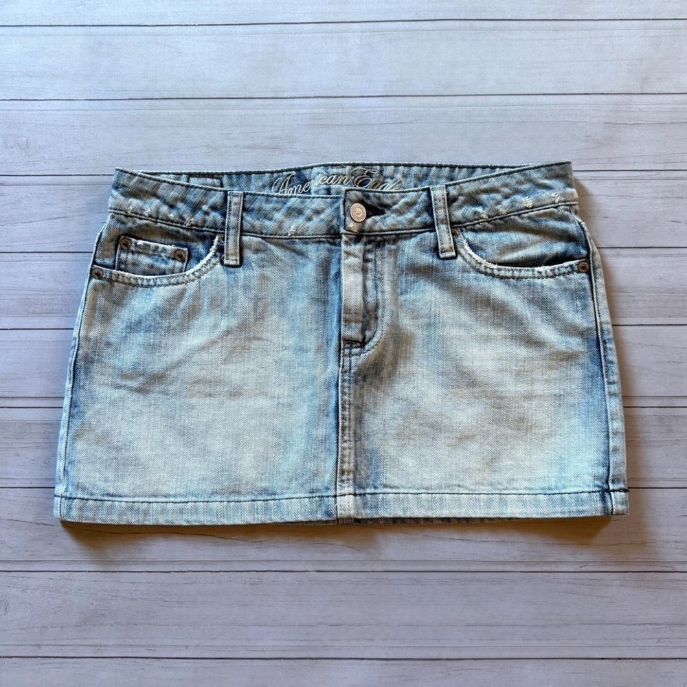 Denim Mini Skirt